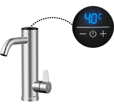 Commercial Instant Electric Bathroom Hot Water Heater Faucets Electric Water Kitchen Faucets With Led Digital Display