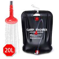 Baiyuheng Camping Outdoor Travelling Beach Ultralight PVC portable camping heating Solar shower